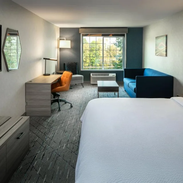 غرفة ديلوكس بسرير كينج أو كوين، Holiday Inn Express Corvallis-On The River 5/8