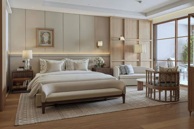 غرفة غراند بسرير كينج، St Regis Mardavall Mallorca Resort 3/7