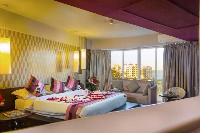 جناح بسرير كوين بإطلالة على البحر، Bliss Resort 1/1
