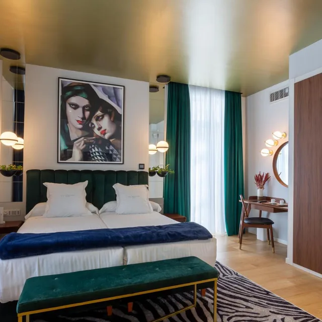 غرفة ديلوكس بسرير مزدوج أو سريرين منفصلين، Sol Boutique hotel 10/10