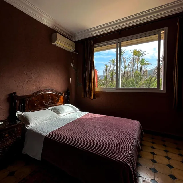 غرفة بسرير مزدوج بإطلالة على الجبل، Hotel Restaurant Tifrit 2/8