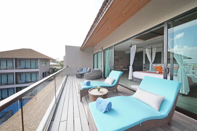 جناح غراند ديلوكس بإطلالة على المسبح بجاكوزي، Ananya Lipe Resort 5/7