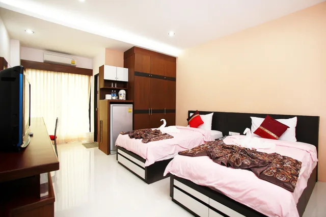 غرفة سوبيريور بسريرين منفصلين، Pattara Place 1/3