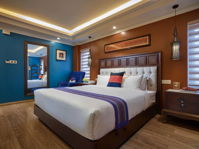 غرفة ديلوكس بسرير مزدوج، Eden Boutique Hotel Sapa 1/2