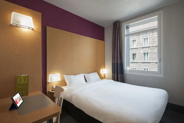 غرفة بسرير مزدوج لذوي الإعاقة، B&B Hotel Lyon Ouest Tassin 2/5