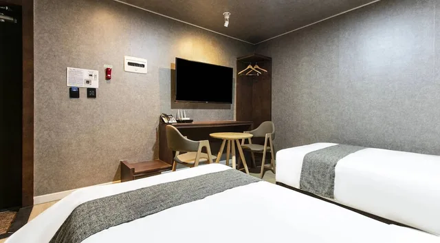 غرفة ديلوكس بسريرين منفصلين بإطلالة على المدينة، Malu Hotel 7/10