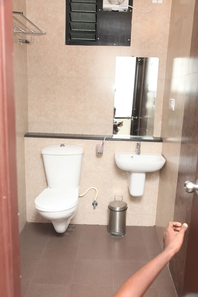 غرفة عائلية بسريرين مزدوجين، Hotel Karpagam International 5/5