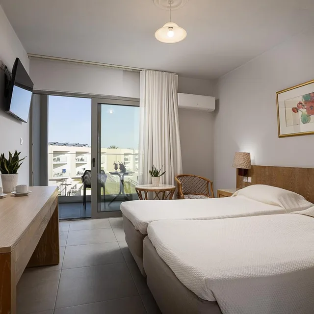 غرفة بسرير مزدوج أو سريرين منفصلين، Rethymno Village 1/10