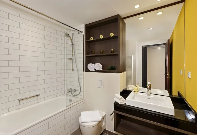 غرفة كلاسيكية بسرير كوين، Citadines City Centre Frankfurt 7/8