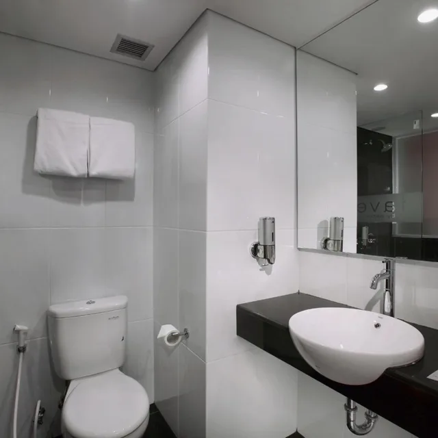 غرفة ديلوكس بسرير مزدوج أو سريرين منفصلين، favehotel Pekanbaru 5/6
