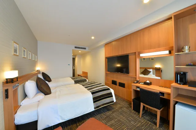 غرفة بريميوم مفردة بسريرين منفصلين، Hakodate Kokusai Hotel 1/2