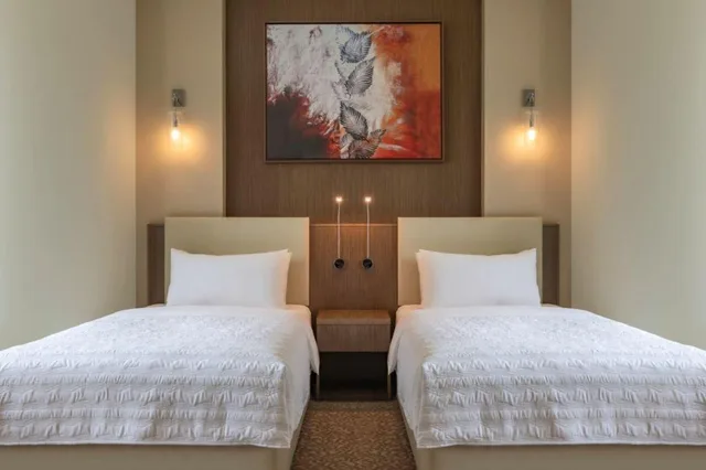 شقة كبيرة بسرير كينج وسريرين كينج بإطلالة على المدينة بغرفتي نوم، Le Meridien City Center Doha 3/7
