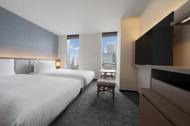 غرفة متصلة بسريرين منفصلين، Premier Hotel-CABIN PRESIDENT-Tokyo 1/1