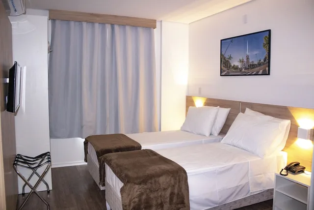 غرفة ديلوكس بسريرين منفصلين، Tri Hotel Chapeco 2/7
