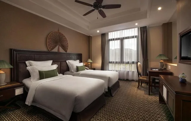 غرفة مريحة سوبيريور بسرير كوين، Ninh Binh Hidden Charm Hotel Resort 1/3