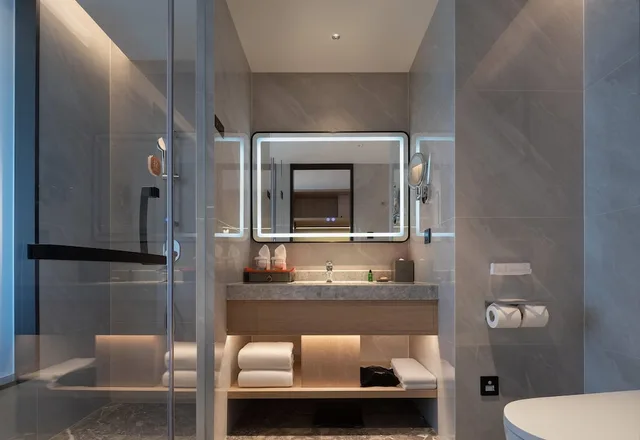 غرفة سوبيريور بسريرين منفصلين للمدخنين، Howard Johnson Airport Hotel Changsha 4/4