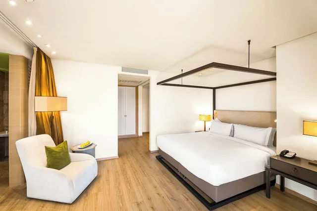 غرفة تنفيذية بسرير كينج بإطلالة على الحديقة، Palmeraie Golf Palace by Pickalbatros 3/8