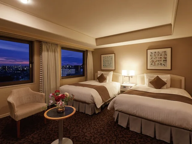 جناح بسريرين مزدوجين، Hotel Agora Osaka Moriguchi 2/2