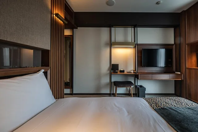 غرفة بسرير مزدوج مع سرير إضافي، Hotel Trad Hakata 10/10