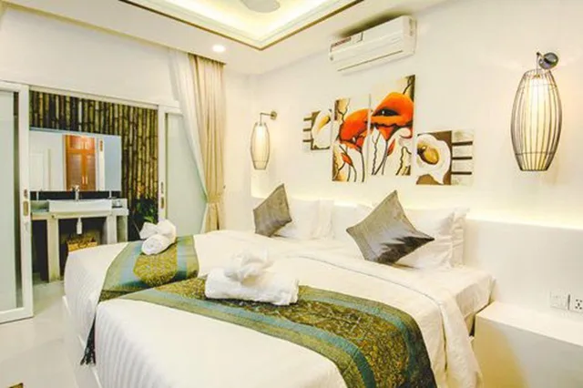 بنغل ديلوكس بإطلالة على المسبح، Sahaa Beach Resort 1/1