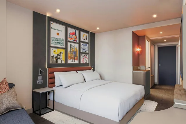 غرفة قياسية بسريرين منفصلين، Hampton by Hilton Manchester City Centre 1/9