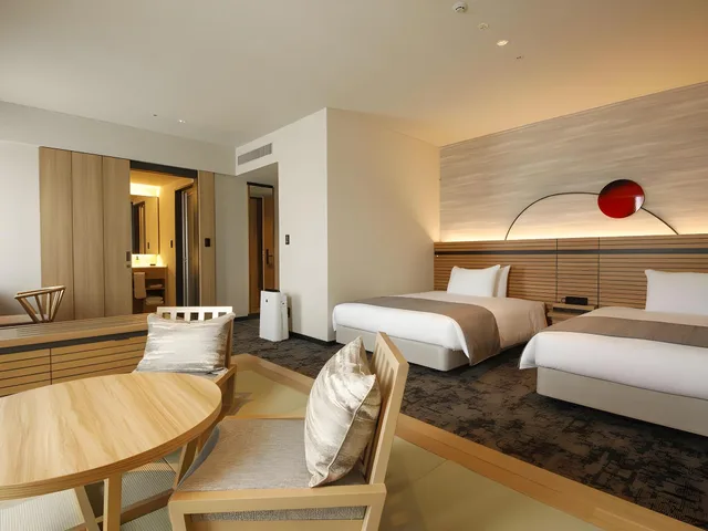 غرفة بريميير بسرير مزدوج أو سريرين منفصلين، Takayama Green Hotel - Keio Group Hotels 1/1