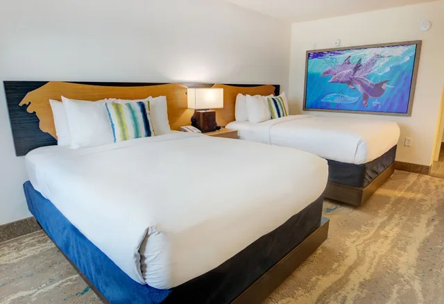 غرفة بسريرين كوين بشرفة، Guy Harvey Resort St. Augustine Beach 2/3