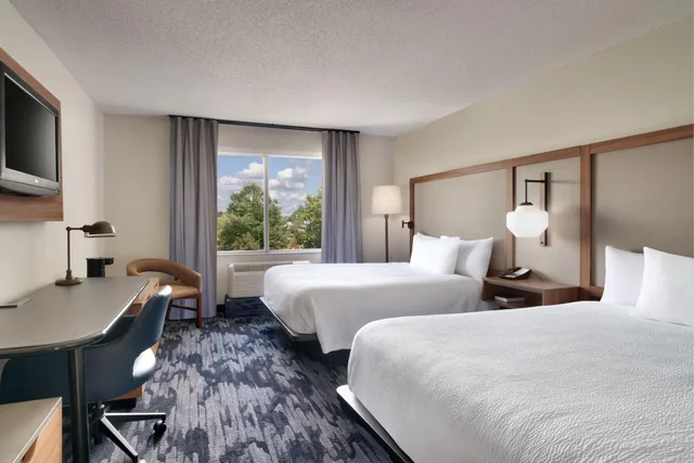 غرفة بسريرين كوين، Fairfield Inn Suites By Marriott Albany Downtown 1/2
