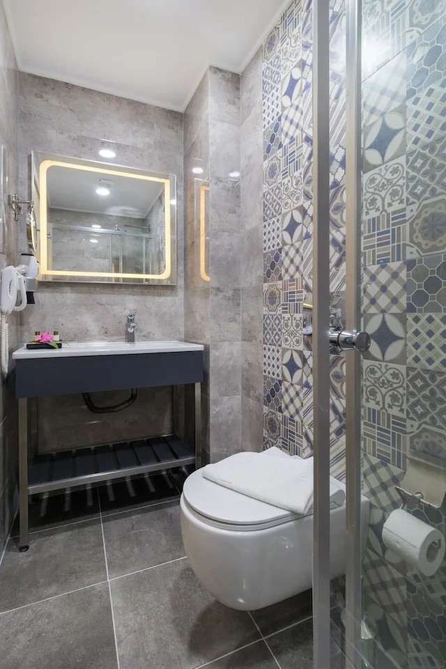 غرفة عائلية ثلاثية بإطلالة على الجبل، Amossoia Elite Boutique Hotel 3/6