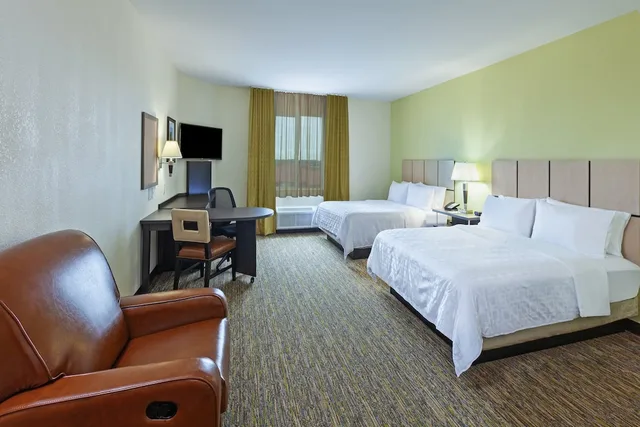 جناح استوديو بسريرين كوين، Candlewood Suites Houston North I45 Spring An Ihg Hotel 1/3