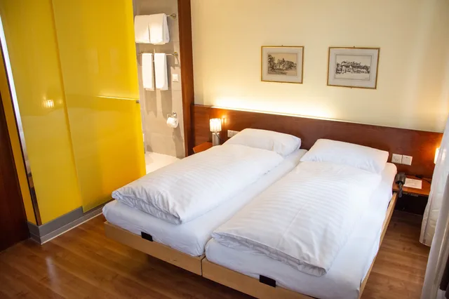 غرفة قياسية مفردة، Hotel Restaurant Goldener Schlussel Bern 4/8