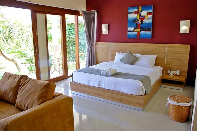 بنغل بسرير مزدوج بإطلالة على الحديقة، Bali Dive Resort And Spa 2/10