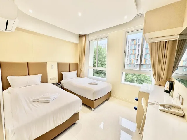 غرفة بسريرين منفصلين، ABC QQ Hotel 8/10