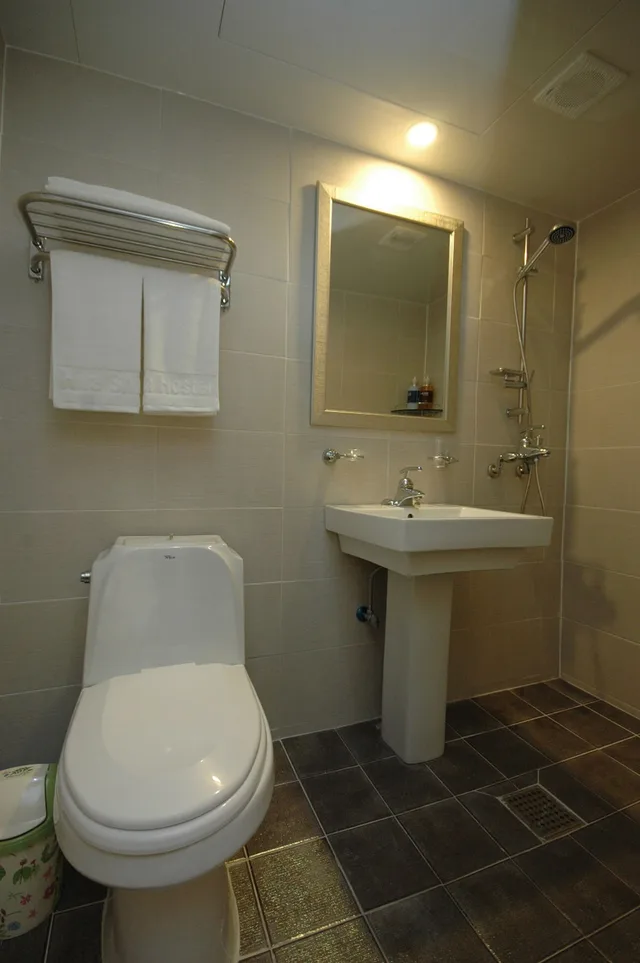 غرفة ثلاثية بسرير مزدوج وسرير فردي، Dongdaemun Hwashin Hostel 2/3