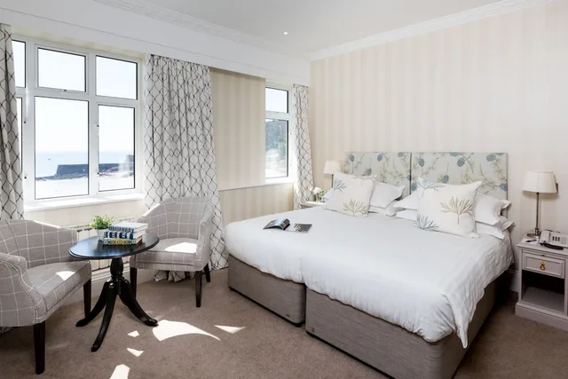 غرفة بإطلالة على البحر، St Brelades Bay Hotel 1/6