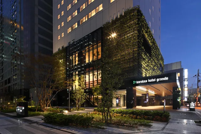 غرفة متصلة بسريرين منفصلين، Karaksa Hotel Grande Shin-Osaka Tower 1/1