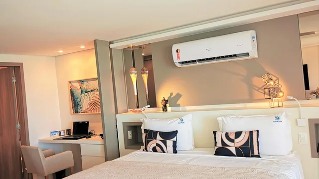 جناح فاخر بسرير كينج بإطلالة على البحر، Iate Plaza Hotel 4/10