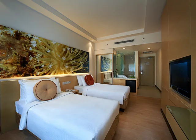 غرفة ديلوكس بسرير كينج وسريرين منفصلين، ANSA Hotel Kuala Lumpur 3/9