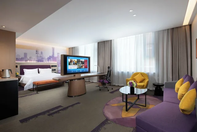 جناح بزنس بسرير كينج، Hampton by Hilton Beijing Wuzi Xueyuan Road 1/2