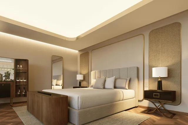 جناح جونيور بسرير كينج مع أريكة، Sheraton Lake Como Hotel 1/10