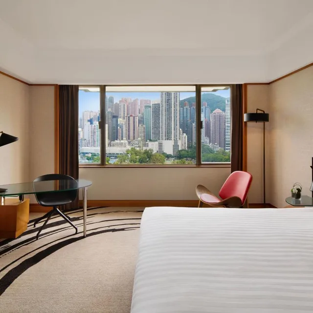 غرفة ديلوكس بانورامية بسرير كينج بإطلالة، The Park Lane Hong Kong, Autograph Collection 2/6
