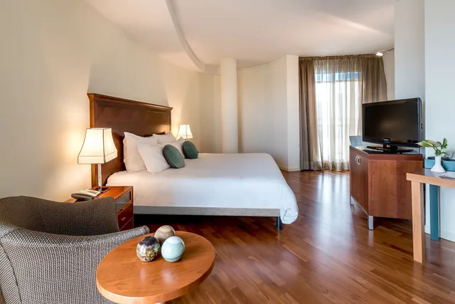 غرفة بسرير مزدوج بإطلالة على المدينة، Savoia Hotel Rimini 2/6