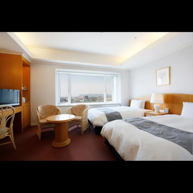 غرفة قياسية بسريرين منفصلين في الملحق للمدخنين، HOTEL KYOCERA 1/1
