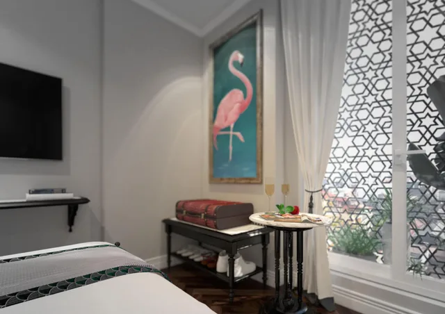 غرفة ديلوكس بسريرين منفصلين بغرفة نوم واحدة، HANOI GRACEFUL HOTEL 10/10