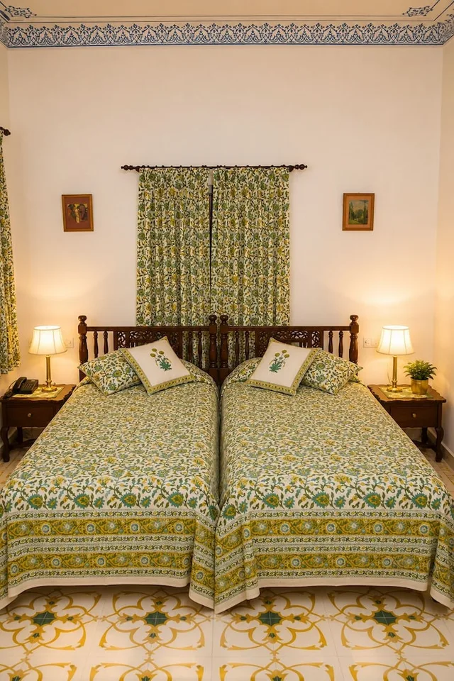 غرفة ديلوكس بإطلالة على الحديقة، Welcomeheritage Bijayniwas Palace 2/8