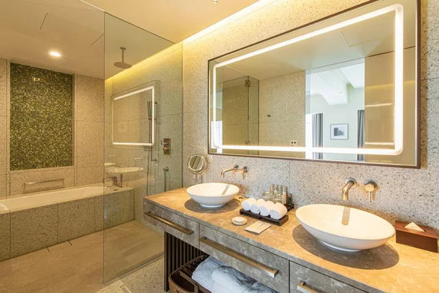 غرفة تنفيذية بسرير كينج مع دخول الصالة، The Hotel Seiryu Kyoto Kiyomizu 5/6