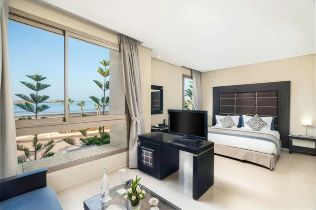 غرفة ديلوكس مزدوجة بإطلالة على البحر، Atlas Essaouira Riad Resort 5/9