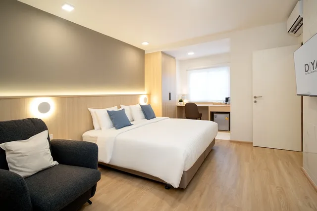 جناح عائلي بسرير كينج وسرير بطابقين بشرفة بغرفتي نوم، Diya Hotel Bangkok 3/7