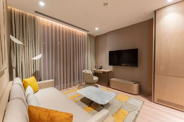 شقة بسرير كينج بإطلالة على المدينة بغرفة نوم واحدة مع أريكة، Marriott Executive Apartments Antalya 4/8