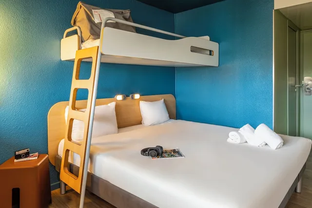 غرفة عائلية بسريرين مزدوجين، IBIS BUDGET PARIS PORTE DE PANTIN 5/10